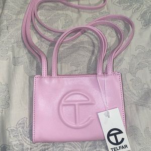 Telfar small bag Bubblegum pink